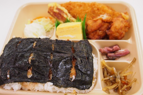 ほか弁でのりデラックス弁当 ベタメシ 福岡ｂ級グルメブログ