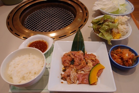 B級グルメな日記 若鶏ランチ 焼肉なべしま 長尾店